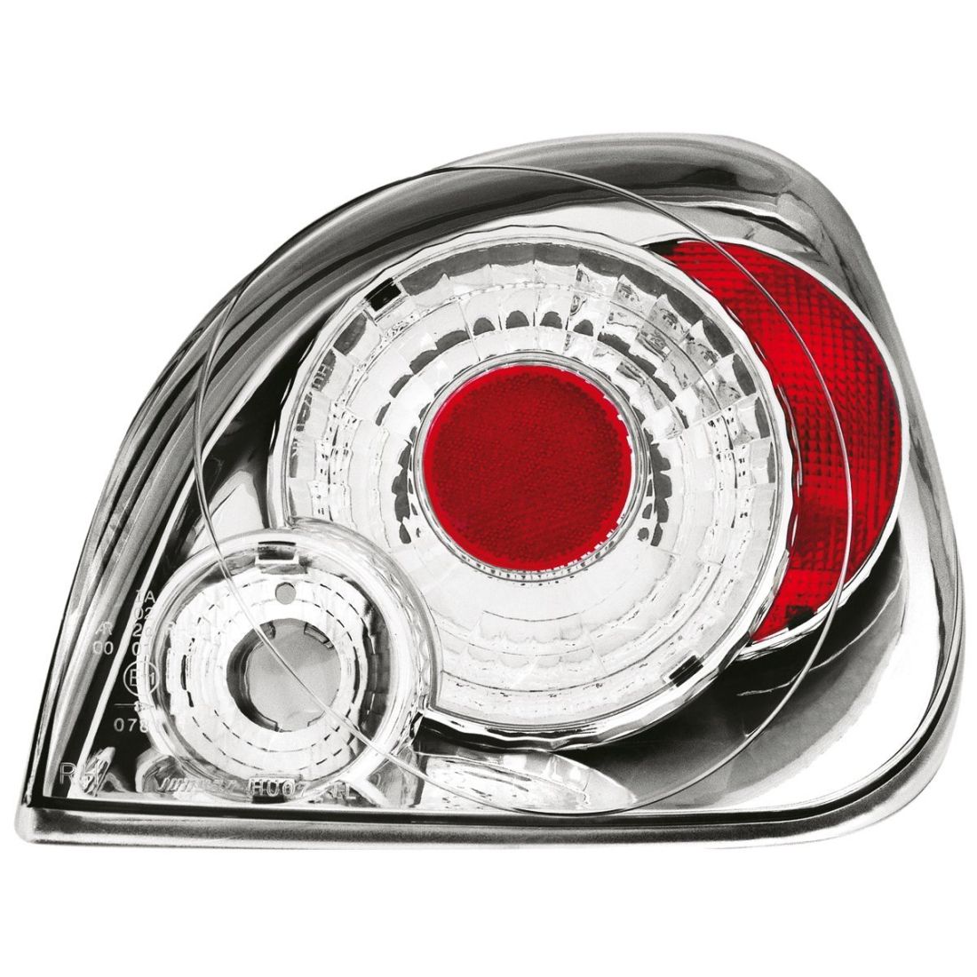 Кристални стопове FORD FIESTA 4/5D (1996+) - хром