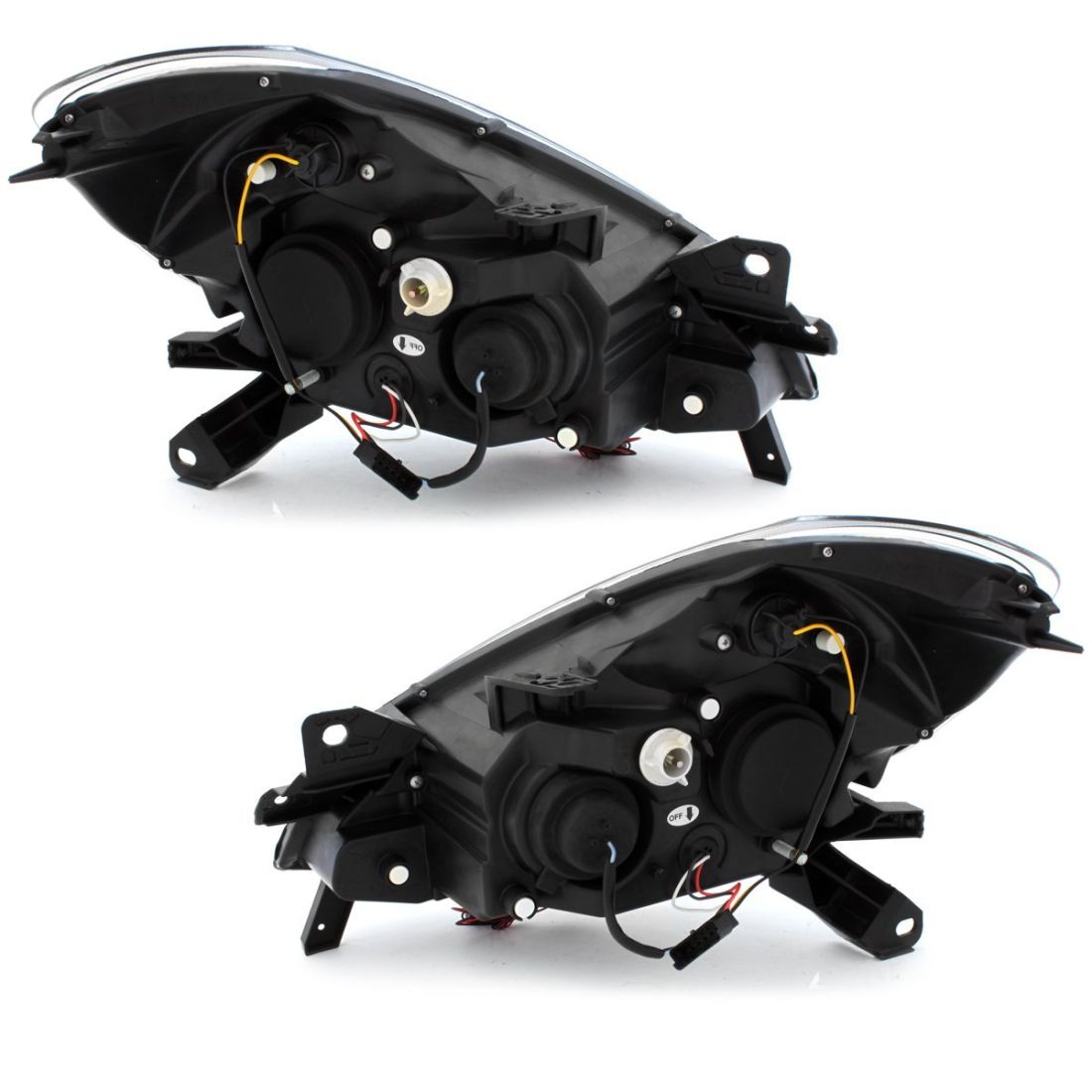 Кристални фарове RENAULT CLIO III (2005+) - хром