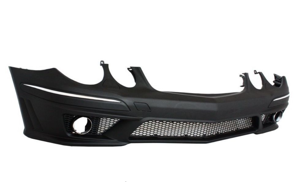 Предна тунинг броня за Mercedes W211 E-Class (2006-2009) - AMG Design без отвори