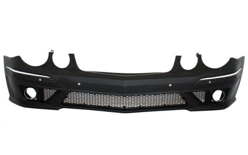 Предна тунинг броня за Mercedes W211 E-Class (2006-2009) - AMG Design без отвори