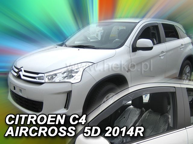ВЕТРОБРАНИ ЗА CITROEN C4 AIRCROSS (2012+) 5 ВРАТИ - 2БР. ПРЕДНИ