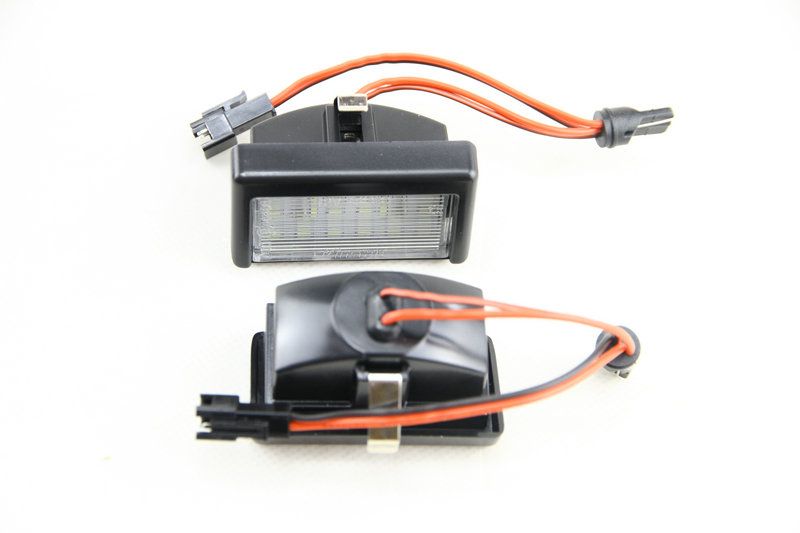 Плафони за осветление на задния номер за Mercedes W164 ML (2009+) / X164 GL - с T10 крушки, 50x29 mm