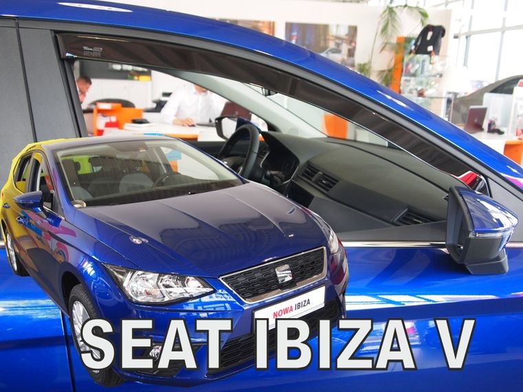 ВЕТРОБРАНИ ЗА SEAT IBIZA (2017+) 5 ВРАТИ - 2БР. ПРЕДНИ