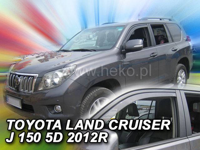 ВЕТРОБРАНИ ЗА TOYOTA LAND CRUISER J150 (2009+) 3/5 ВРАТИ - 2БР. ПРЕДНИ