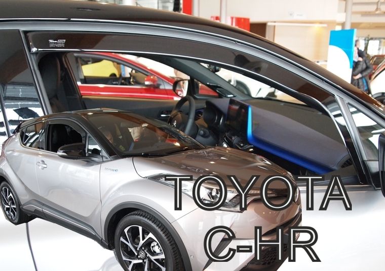 ВЕТРОБРАНИ ЗА TOYOTA C-HR (2016+) 5 ВРАТИ - 2БР. ПРЕДНИ