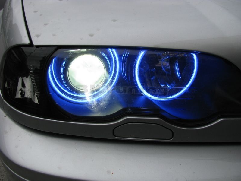Ангелски Очи CCFL за BMW E46 седан, комби (1998-2005) / купе (1998-2003) - Син цвят