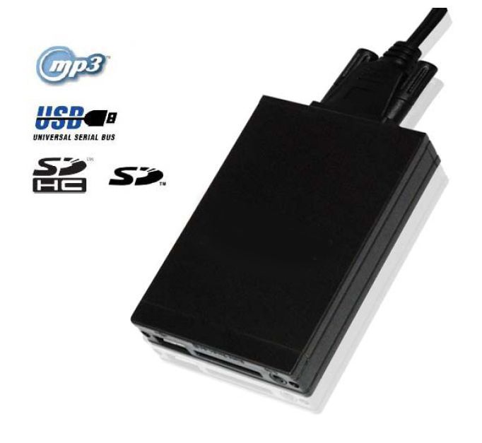 USB / MP3 audio inteface с Bluetooth* BMW E36,E38,E39,E46,X3,X5,Z3,Z8,MINI R5x - за 40 пинов порт