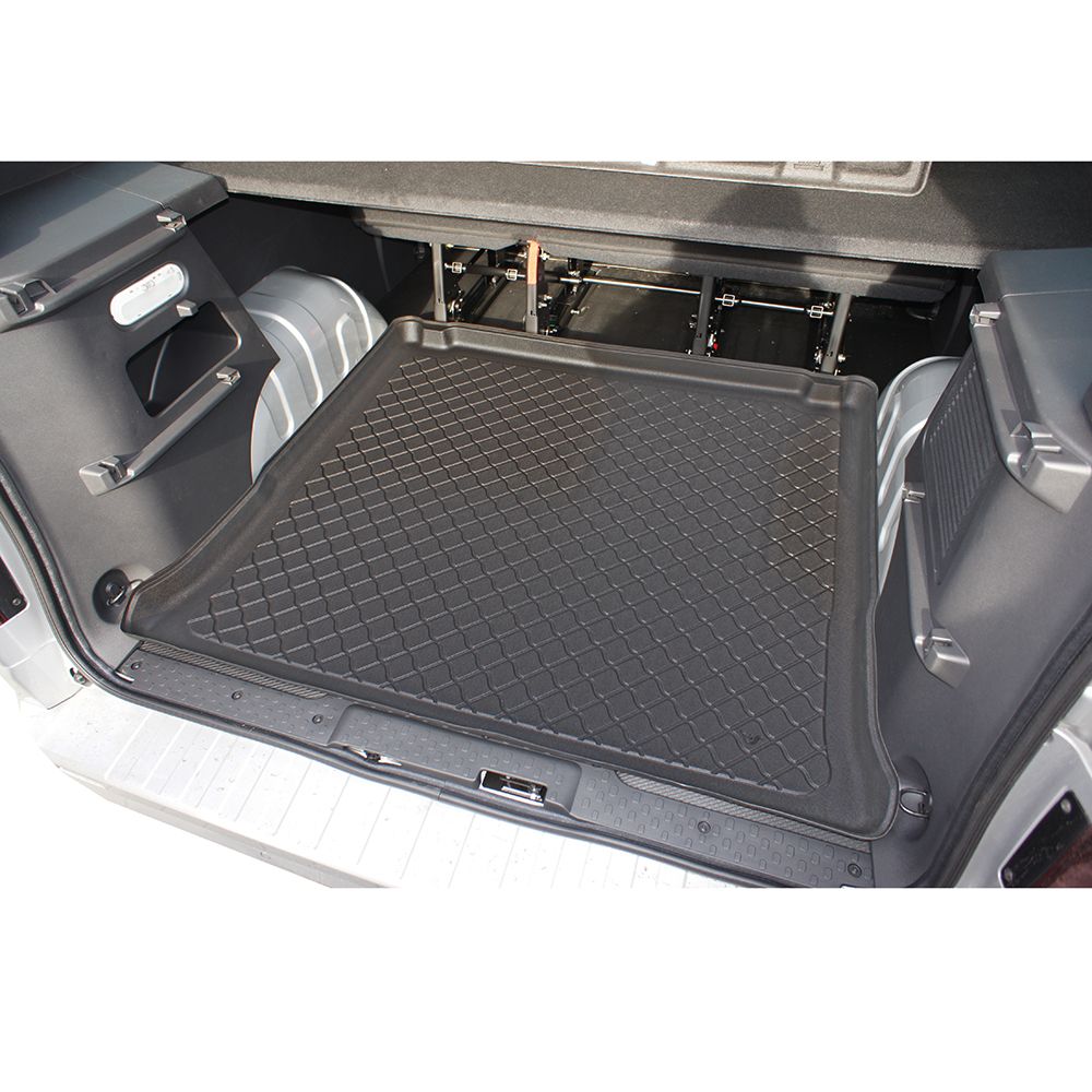 Гумирана стелка за багажник за Opel Vivaro B (2014+) Tour / Renault Traffic III (2014+) / Fiat Talento (2016+) Combi (L2) Long VAN 5d passanger car (combi/tour); behind 3rd row of seats
