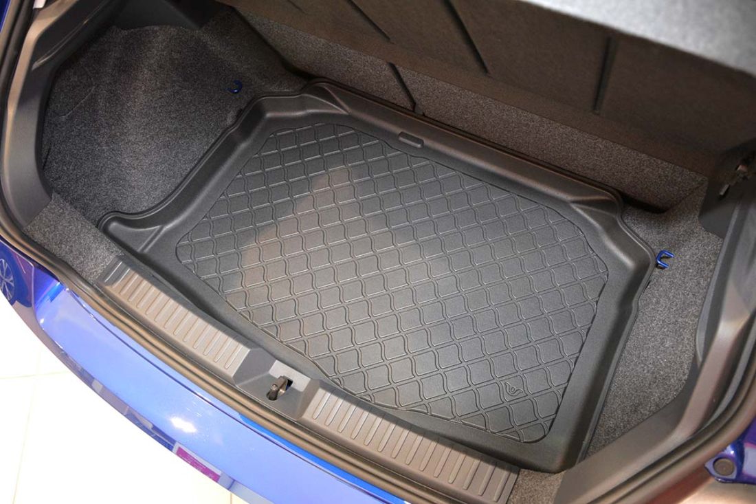 Гумирана стелка за багажник за Seat Ibiza 6F (2017+) Hatchback 5d lower boot; without height adjustable boot floor