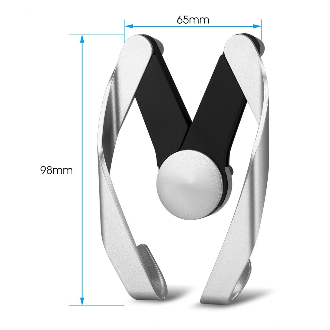 Постава за телефон за въздуховода - сива