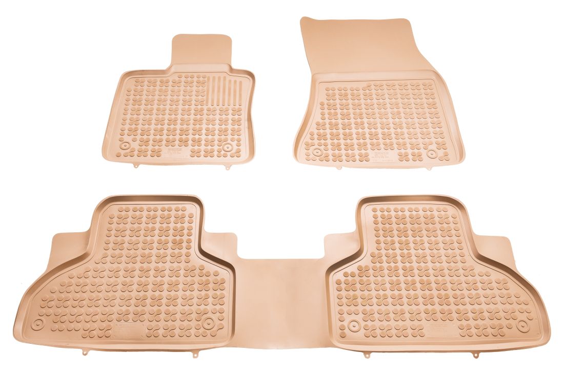 Гумени стелки за BMW X5 F15 (2013+) - тип леген бежови