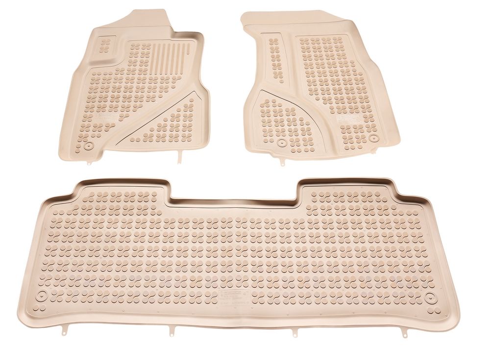 Гумени стелки за Honda CR-V (2002-2007) - тип леген бежови