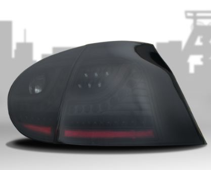 Кристални диодни стопове VW GOLF 5 - черни