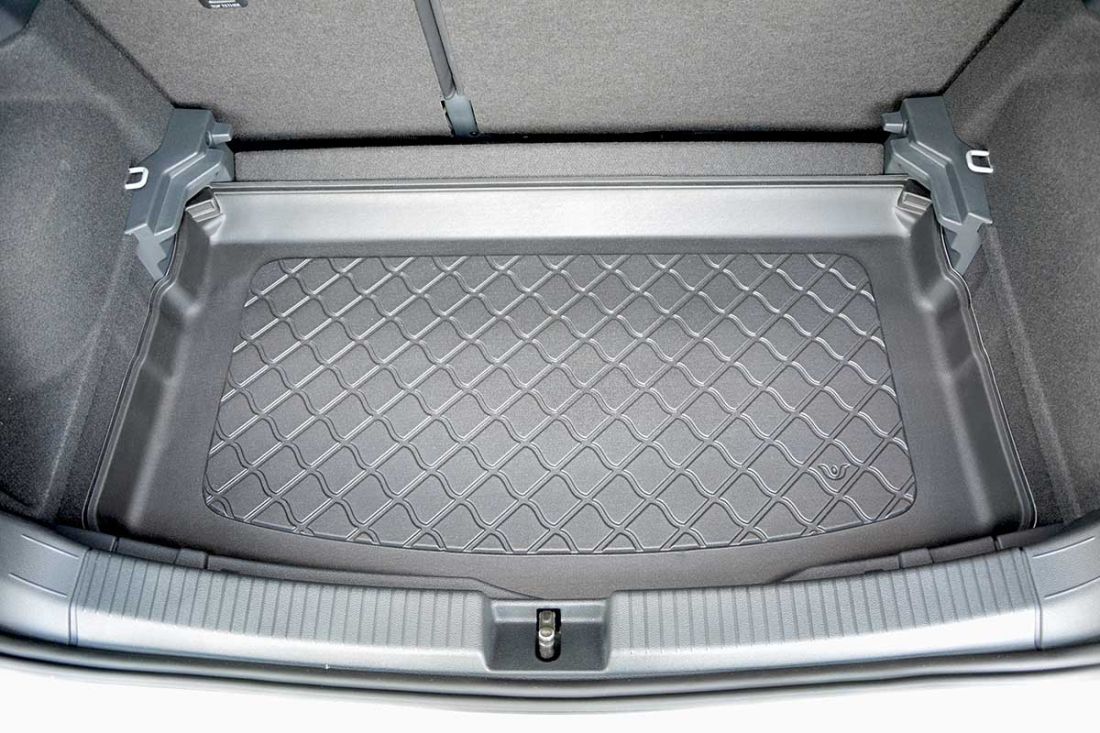 Гумирана стелка за багажник за Volkswagen T-Cross (2019+) lower boot; adjustable boot floor in the lowest position