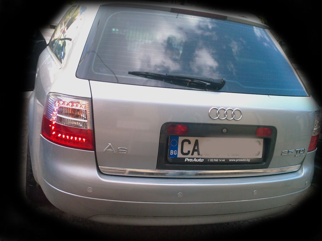 Диодни стопове AUDI A6 комби (97-04) - хром