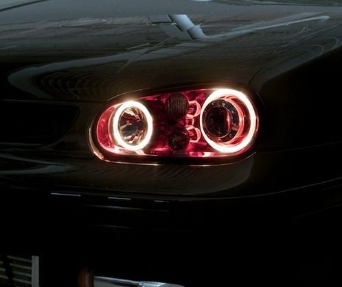 Ангелски Очи CCFL за VW GOLF 4 - жълт цвят