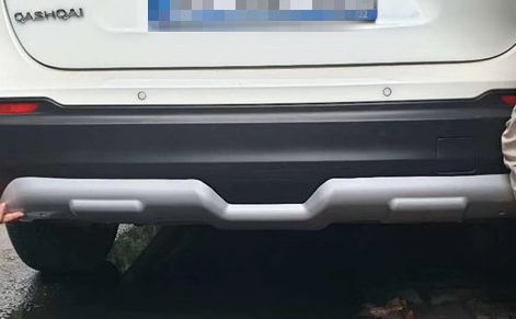 Преден и заден протектор броня за Nissan Qashqai (2017-2019)