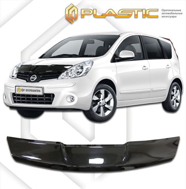 Дефлектор за преден капак за Nissan Note (2010–2014) - CA Plast