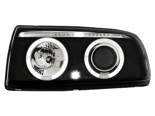Кристални фарове VW VENTO (91-98) - черни