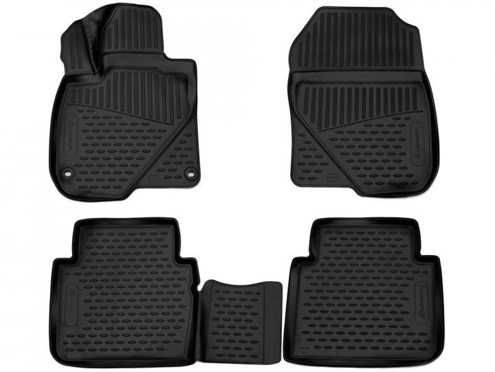 3D Гумени стелки за Honda CR-V (2017+) / HAVAL H6 (2021+) 4 pcs.