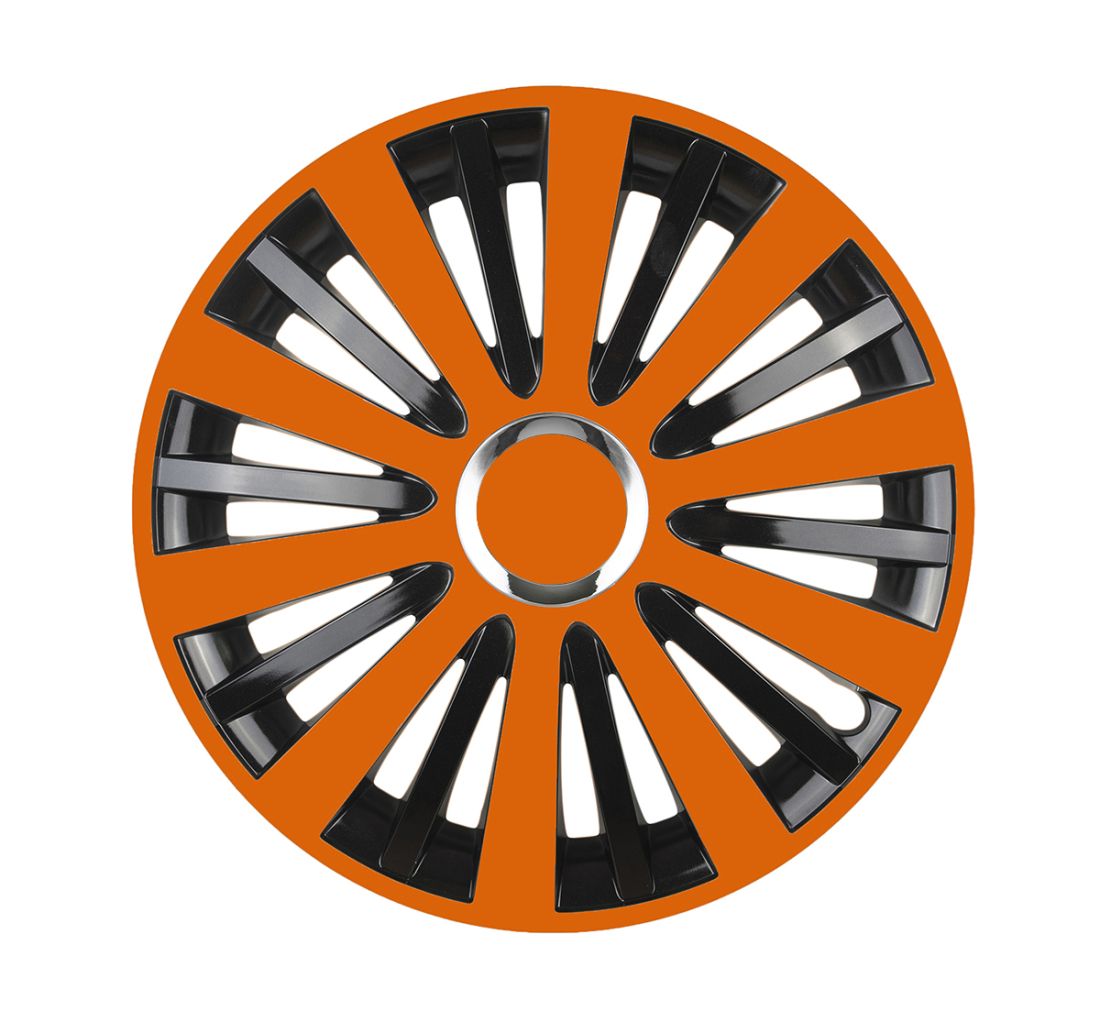 Тасове за джанти Falcon оранжево / черно - 16"