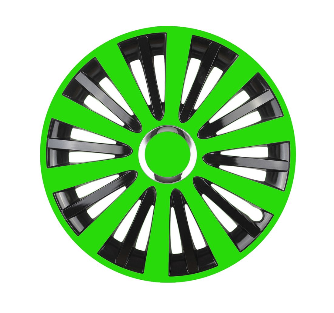 Тасове за джанти Falcon зелено / черно - 16"