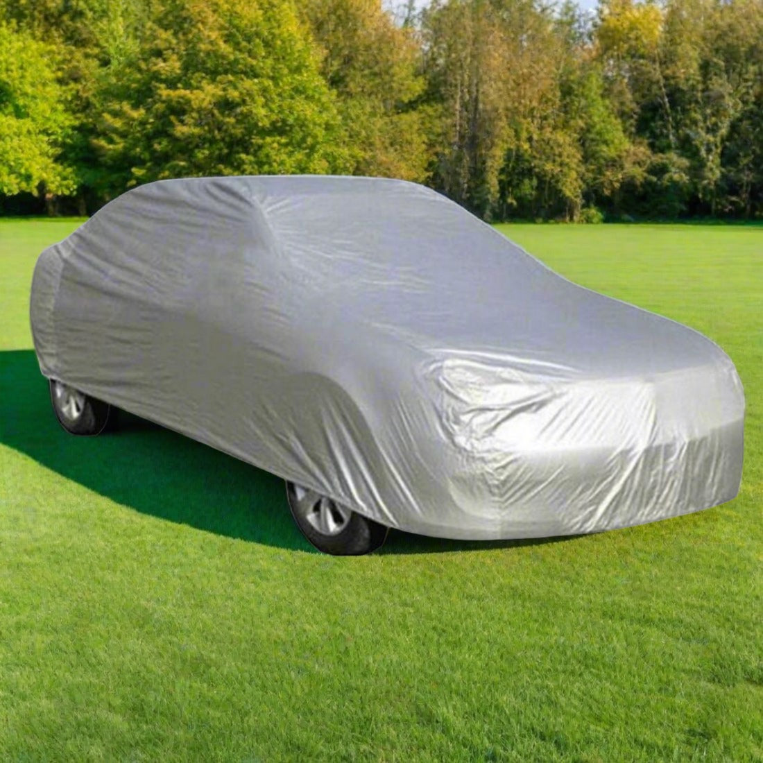 Покривало за кола - сив цвят - M