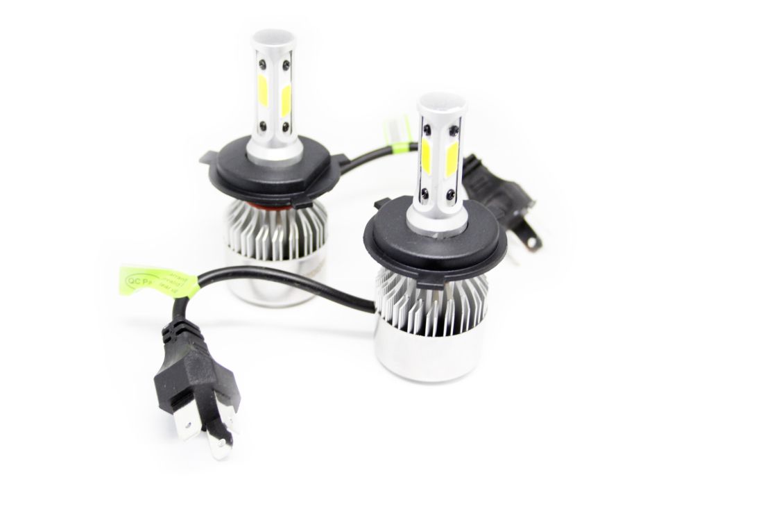 Лед крушки - Bi-Led система Н4  за фарове S2 - 7600 Лумена, 36W - COB 6000K