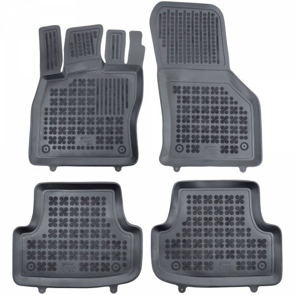 Гумени стелки Rezaw-Plast за Audi A3 8Y (2020+) - С ръчна скоростна кутия - Тип леген - Произведени в Полша