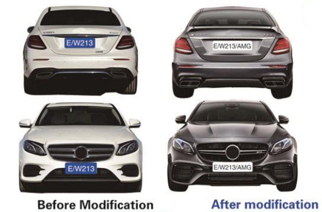 Боди кит за Mercedes W213 E-Class (2016-2019) - AMG E63 Пакет