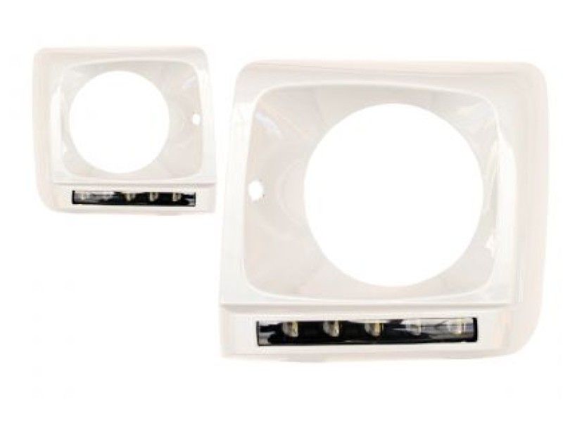 Дневни светлини за Mercedes W461 / W463 G-CLASS (1989-2010) - сиви с опушени дневни светлини