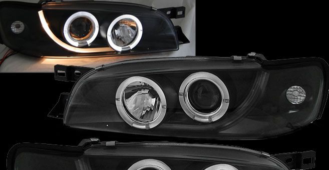 Кристални фарове SUBARU IMPREZA (1993-2000) - черни