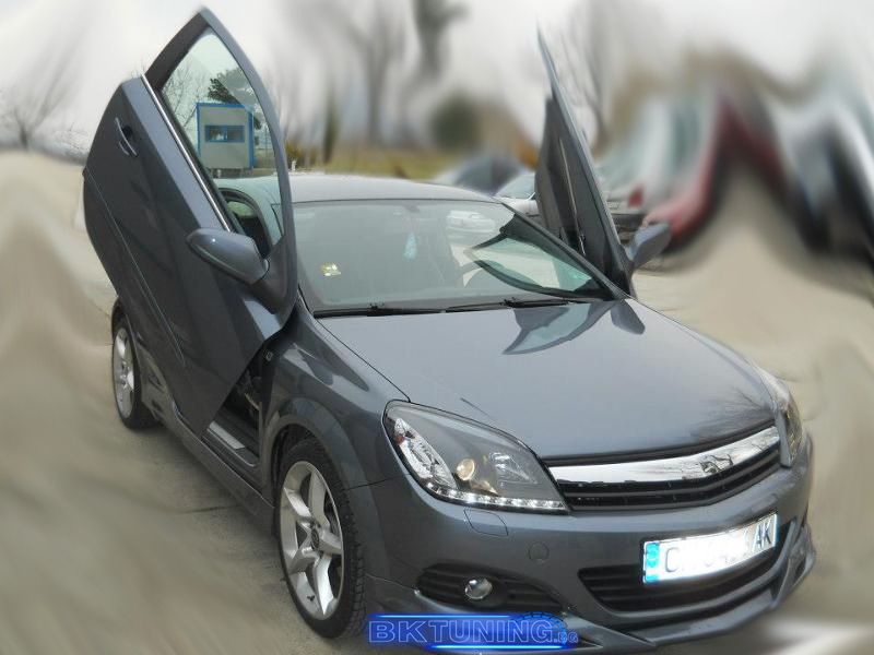 Кристални фарове OPEL ASTRA H (04-09) - черни