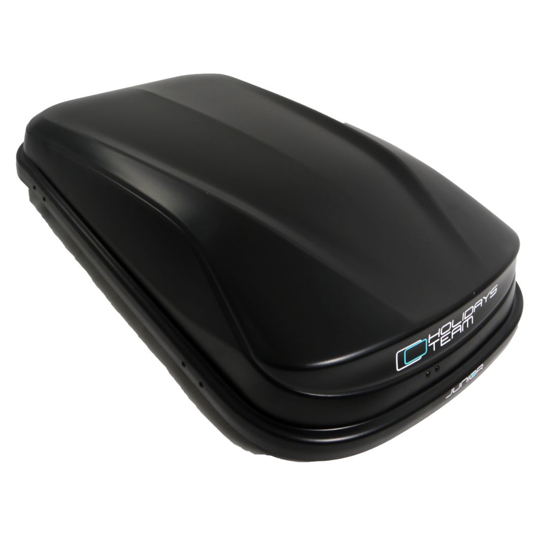 Автобокс Junior Easy 132x78x36cm с 85 mm крепежи, с ключ, 320 литра - черен