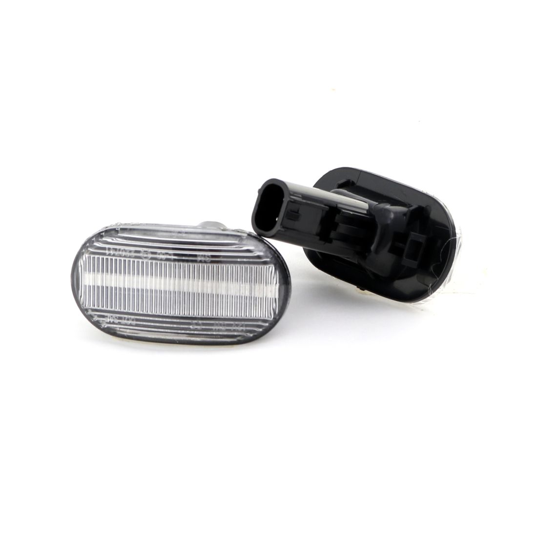 Диодни мигачи за калник за Suzuki Jimny (2018+) JB64W / Chevrolet Cruze (2005+) - прозрачни с бягащ мигач