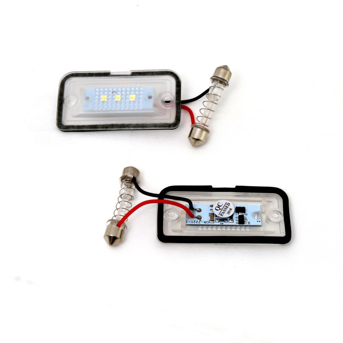 Плафони за осветление на задния номер за Mercedes W209 CLK, 61x31 mm