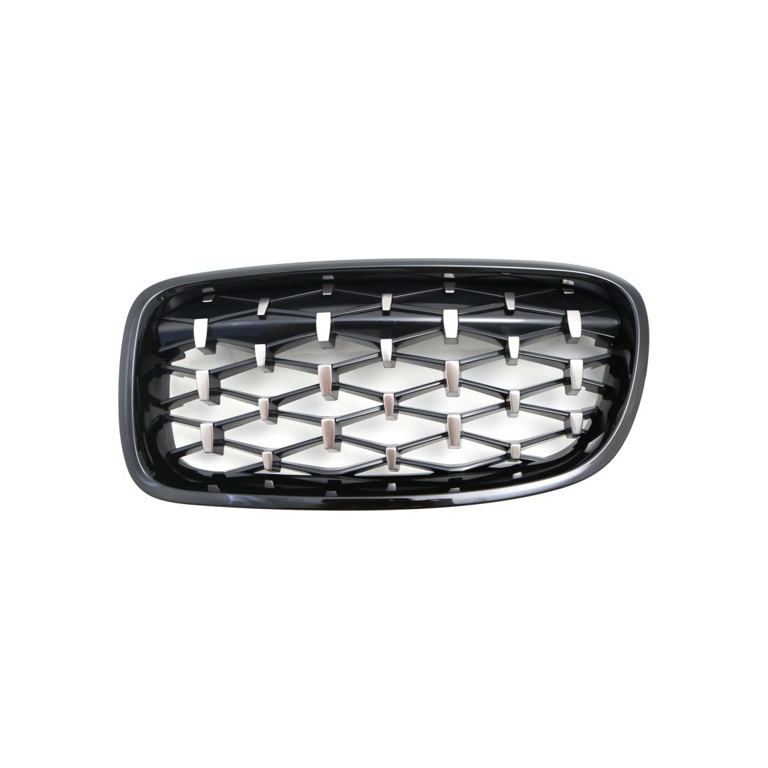 Решетки за BMW F30 (2011+) - Гланц - Diamond Design - хром / черно