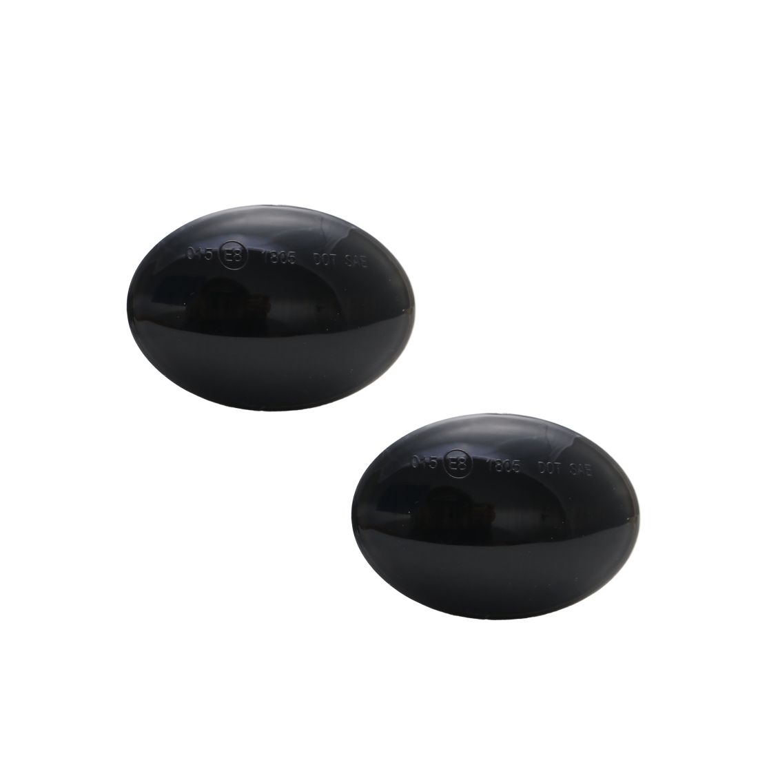 Диодни мигачи за калник за Fiat 500 - опушени с бягащ мигач