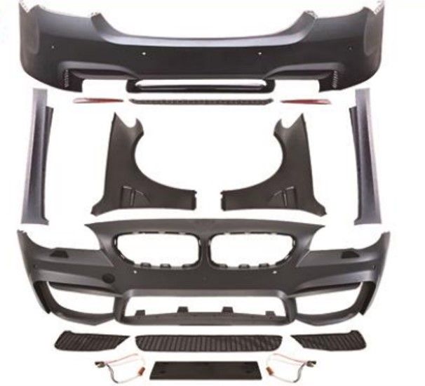 Body Kit М пакет за BMW F10 (2010+) - M4 Дизайн с двоен дифузьор