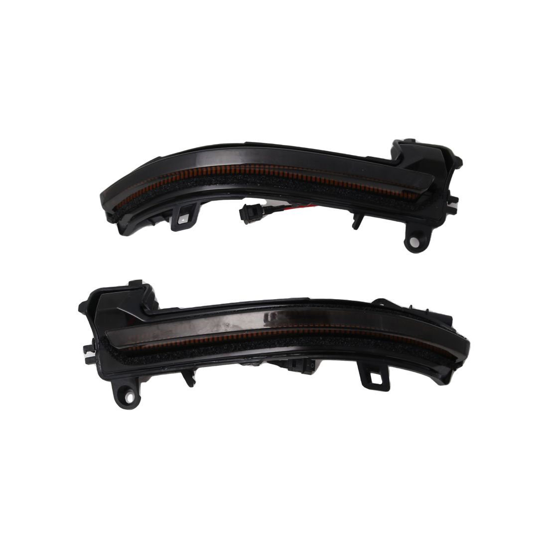 Диодни мигачи за странични огледала за BMW i3, X1 E84, E90, F20, F21, F22, F23, F30, F31, F34, F32, F33, F10, F11, F07, F01, D02, D04 (2011-2019) - опушени с бягащ мигач