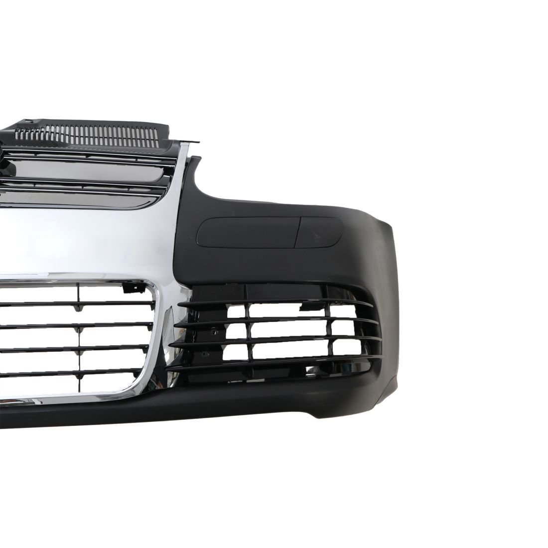 Предна броня за Golf 5 - R32 с R32 решетки без халогени - Хром