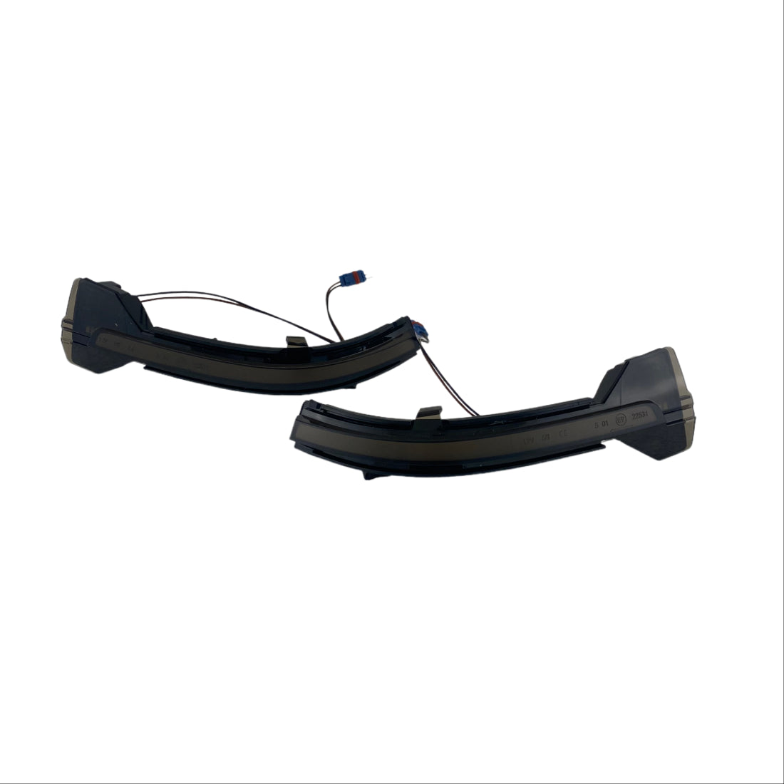 Диодни мигачи за странични огледала за BMW 5 series F10, F11, GT F07, F12, F13 (2020-2017), 7 series F01 (2008-2015) - опушени с бягащ мигач