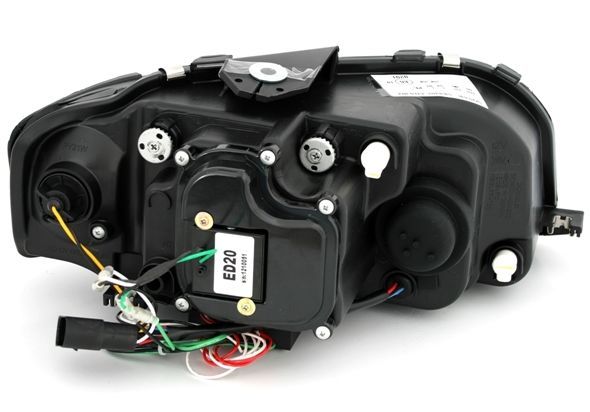 Кристални фарове Lightbar Design за Audi A3 (2003-2008) - черни