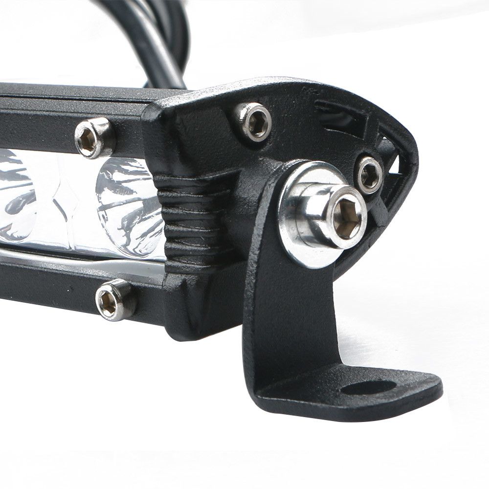 18,5 См Мощен LED бар Flexzon с насочена Spot светлина 18W 6 LED 12V 24V АТВ, Джип, 4х4, Offroad, Камион