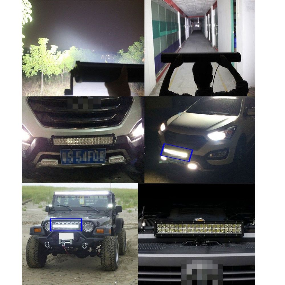 56 См Мощен LED бар 120W 40 LED 12V 24V АТВ, Джип, 4х4, Offroad, Камион