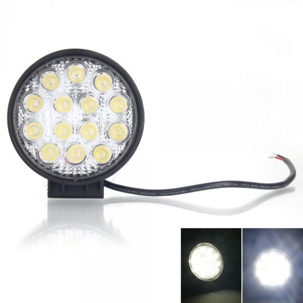 14 LED 42W Халоген Водоустойчива Светлина Работна Лампа 10-30V за Ролбар АТВ, Джип