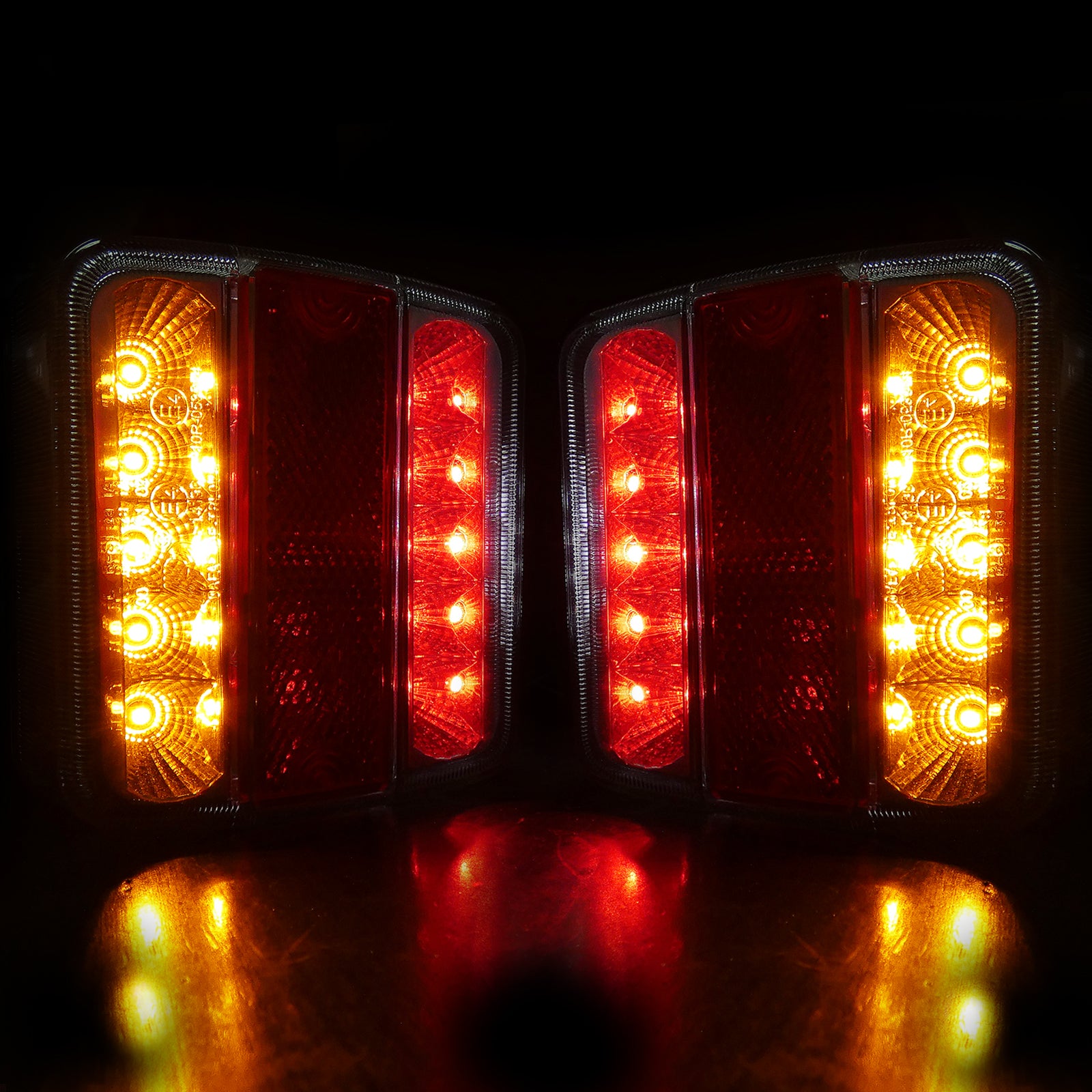 Комплект LED Диодни Стопове 12V 24V Волта бус камион ТИР ремарке