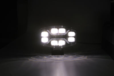 LED Халоген Фар DRL бяла/жълта светлина - 12-24V за джип, камион, агротехника и др.