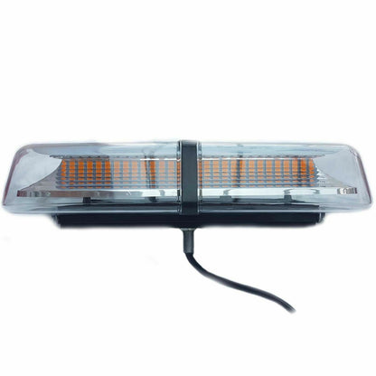 12V 24V Лед Led Аварийна Сигнална Лампа Маяк Буркан 72 Диода с 8 режима бяло стъкло с болтово захващане За Пътна Помощ Платформа Снегорин и др.
