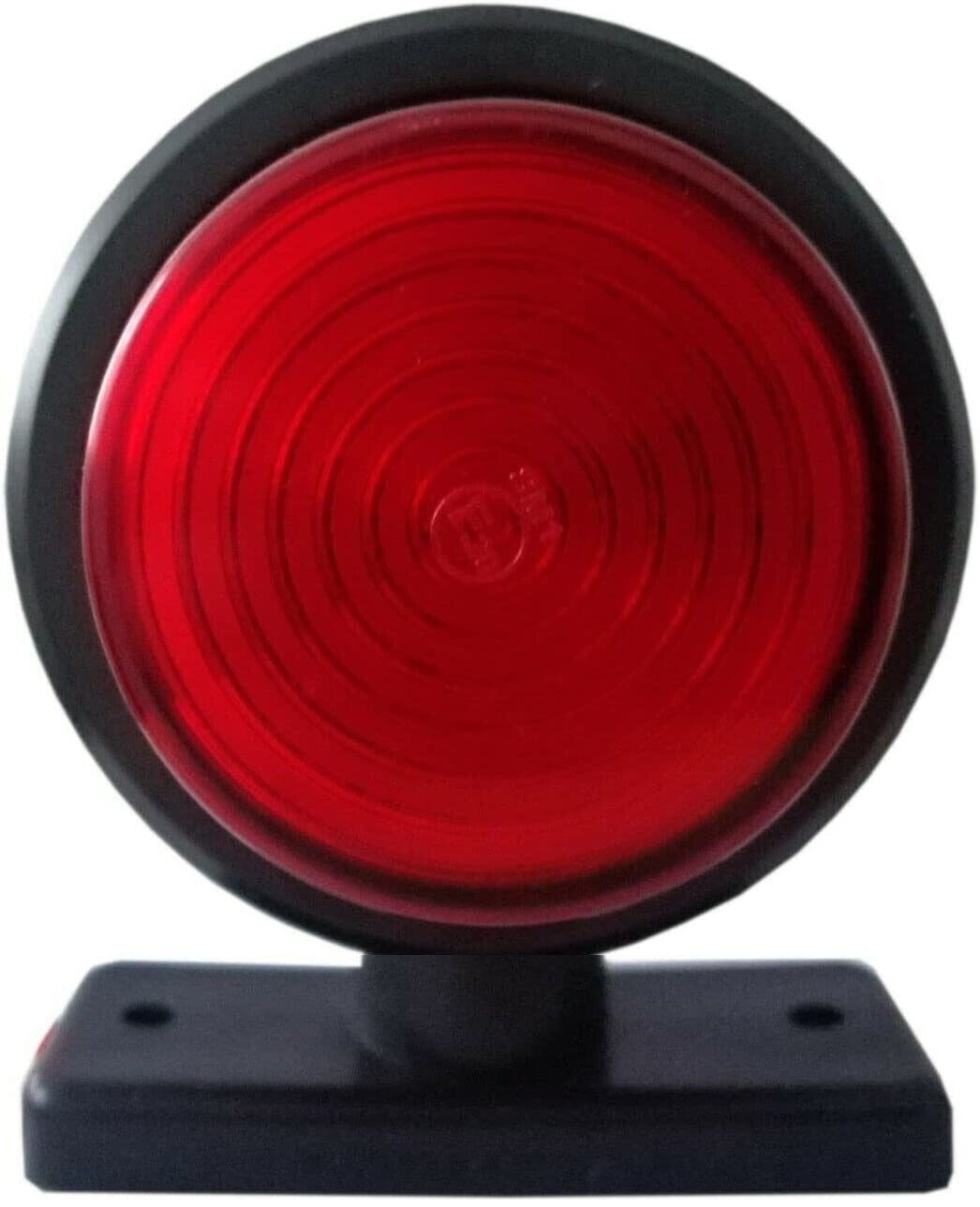 Комплект от 2 броя 12-24V ЛЕД LED Диодни Странични Маркери Рогчета Светлини неон ефект За Камион Ремарке Каравана Кемпер АТВ оранжево-червено